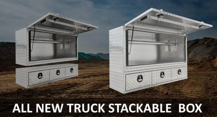 Stackable truck box