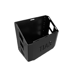 361 x 196 x 303mm Black Flat Aluminium Ute Camping Camper Jerry Can Bottle Holder Tool Box 313-B