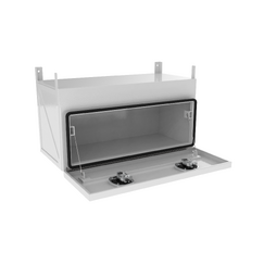 900 x 450 x 450mm White Flat Aluminium Under Tray Body Tool box Truck Storage Toolbox 944TB-W