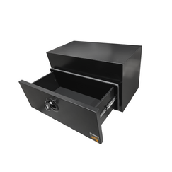 900 x 500 x 500mm Black Aluminium Under Tray Slide Drawer Body Tool box Truck Storage Toolbox 955UBD-B